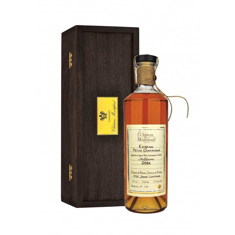 Millésime 2004 Petite Champagne Cognac Château Montifaud édition limitée Millésime 2004 Petite Champagne Cognac Château Montifaud édition limitée