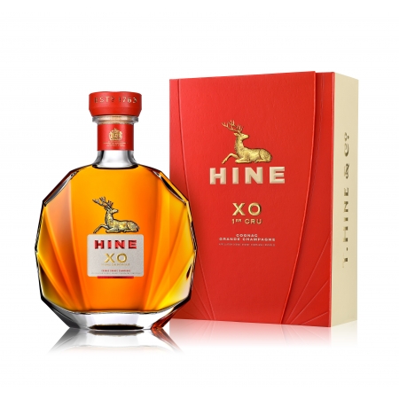 XO Grande Champagne Cognac Hine avec coffret