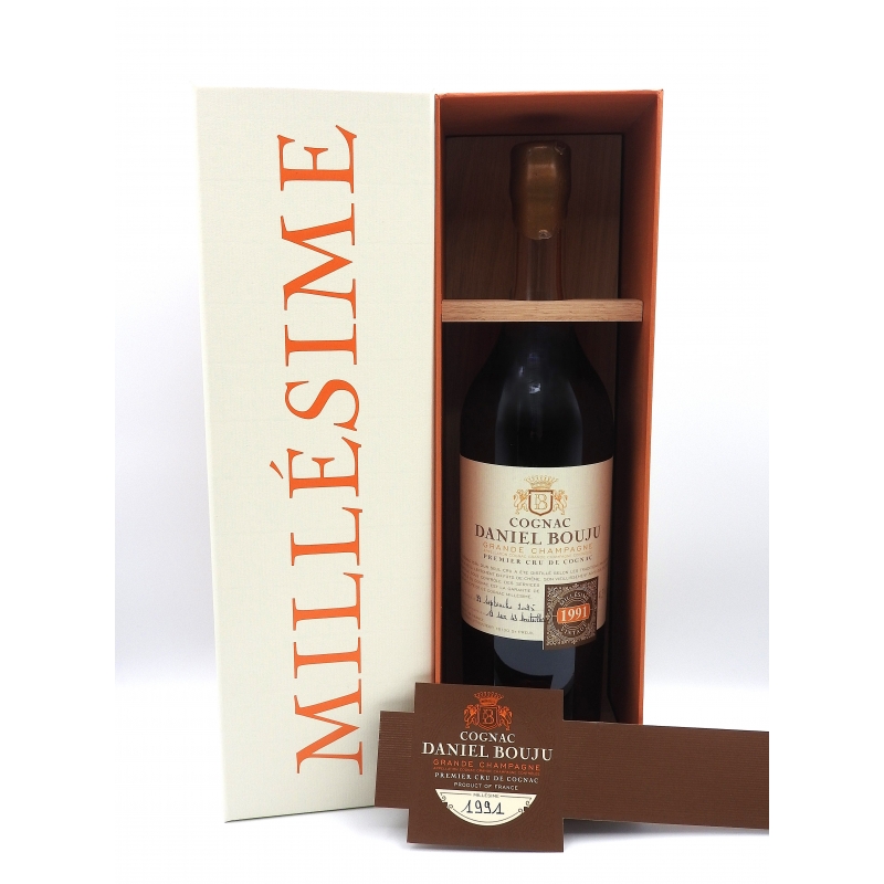 Millésime 1991 Grande Champagne Cognac Daniel Bouju édition limitée